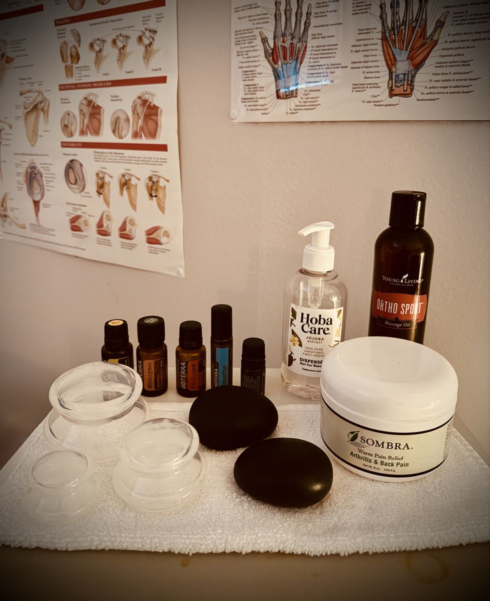 Essential oils and cream